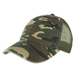 Ponyflo Women's Camo Cotton Ponytail Baseball Cap